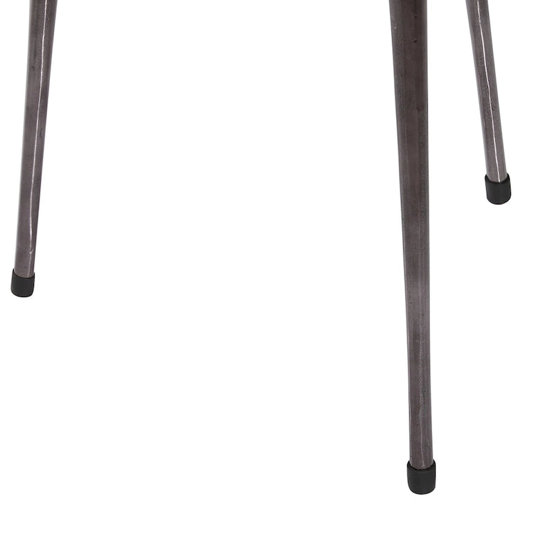 Maalaishenkinen puinen apupöytä – ruskea, 21W x 21L x 25H