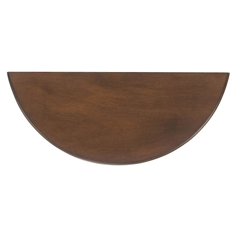 Puoliympyränmuotoinen konsolipöytä – 71 cm (L) x 30 cm (S) x 71 cm (K)