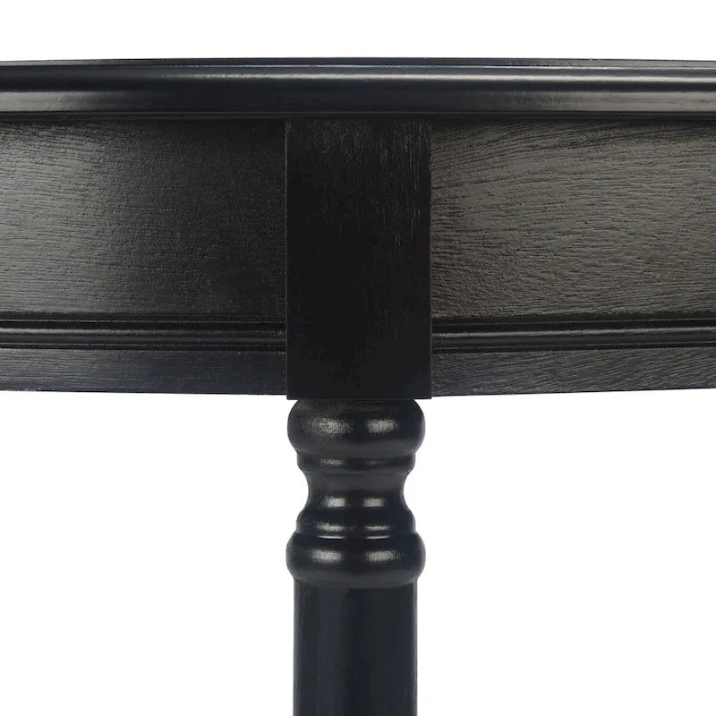 Puoliympyränmuotoinen konsolipöytä – 71 cm (L) x 30 cm (S) x 71 cm (K)